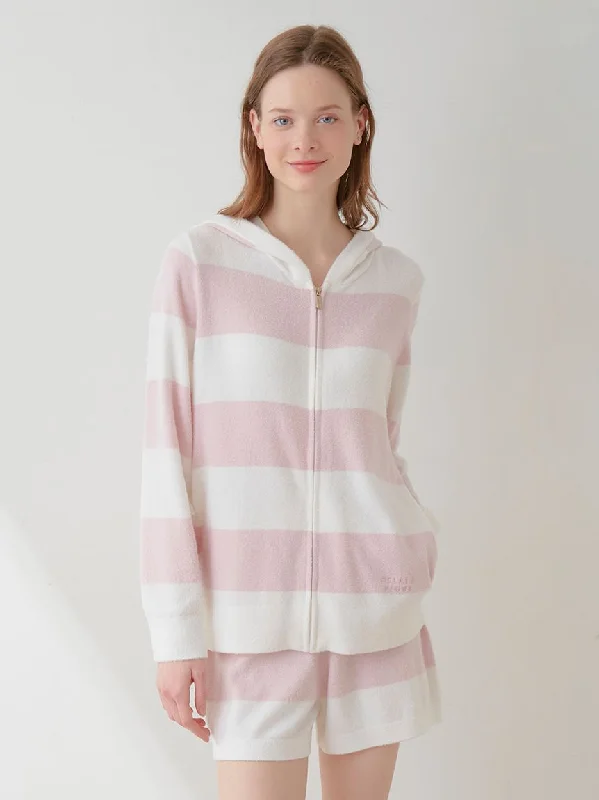 Discount Deals Smoothie Lite 2-Border Zip Up Hoodie Cardigan