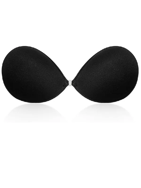 Value Deals Miss Circle Black Invisible Push-up Adhesive Bra