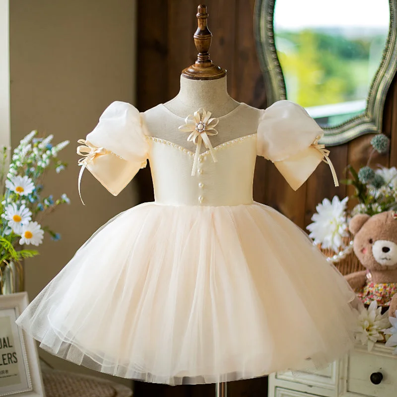 Year-End Sale Baby Girl Dress Toddler Puff Sleeves Cute Mesh Flower Girl Dress Princess Dress Year-End Sale Baby Girl Dress Toddler Puff Sleeves Cute Mesh Flower Girl Dress Princess Dress