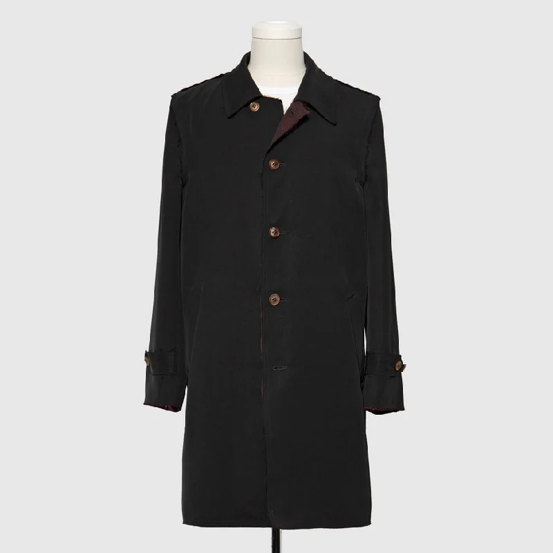 Blowout Deals BLACK Comme des Garçons Coat (Black/Burgundy)