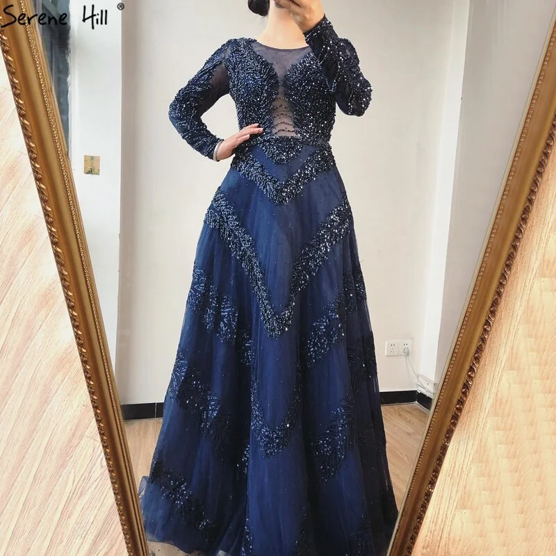 Time-Limited Offer Dubai Grey A-Line Luxury Sexy Evening Dresses 2024 Long Sleeves Diamond Beading Formal Dress Serene Hill LA70618 Time-Limited Offer Dubai Grey A-Line Luxury Sexy Evening Dresses 2024 Long Sleeves Diamond Beading Formal Dress Serene Hill LA70618