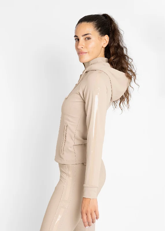 Bonus Savings Reflection Zip Hoodie (Beige)