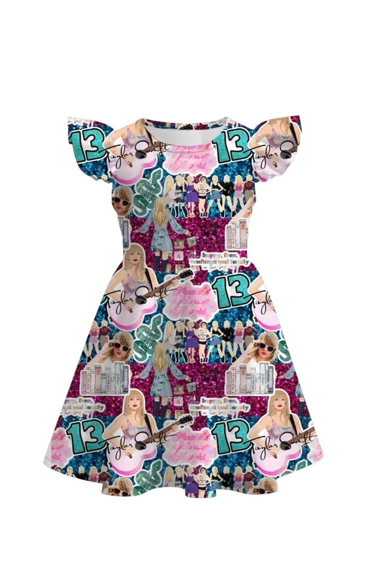 Season Finale Sale Kids Swiftie 13 Dress