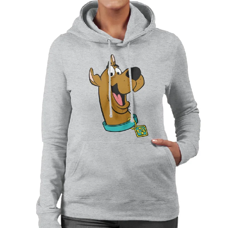 Special Buy Scooby Doo Collar Smile Women's Hooded Sweatshirt