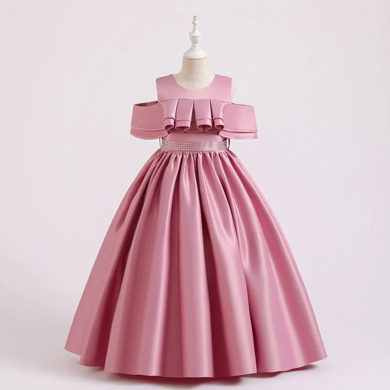 Unbeatable Prices Flower Girl Dress Children Elegant Summer Off Shoulder Beaded Birthday Princess Party Dress Unbeatable Prices Flower Girl Dress Children Elegant Summer Off Shoulder Beaded Birthday Princess Party Dress