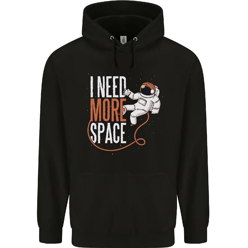 Markdowns Astronaut I Need More Space Spaceman Mens 80% Cotton Hoodie