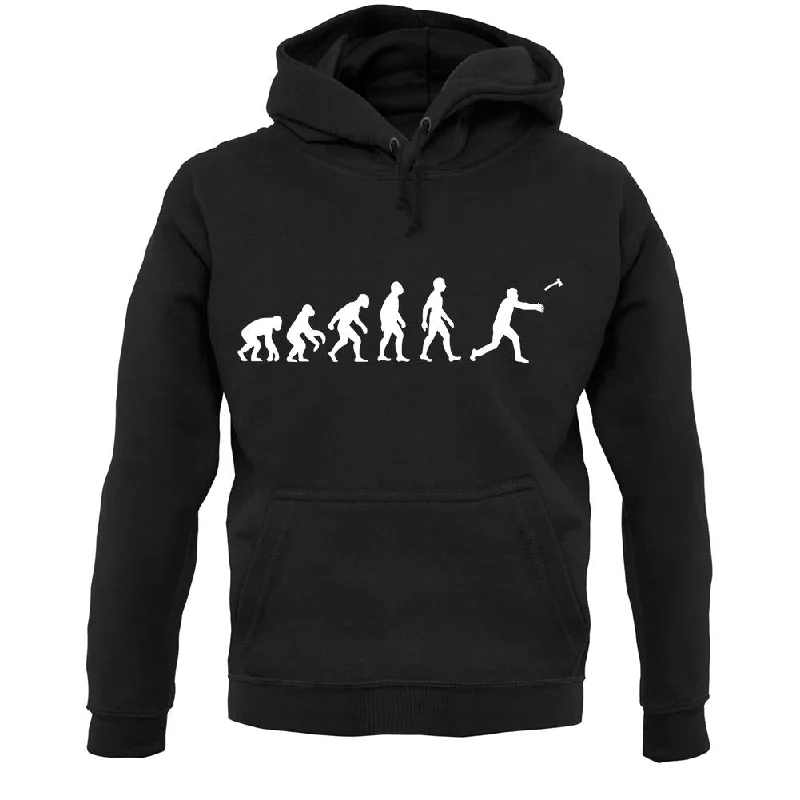 Low Prices Evolution of Man Axe Throwing Unisex Hoodie