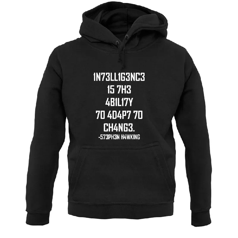Markdown Madness Adapt To Change Unisex Hoodie