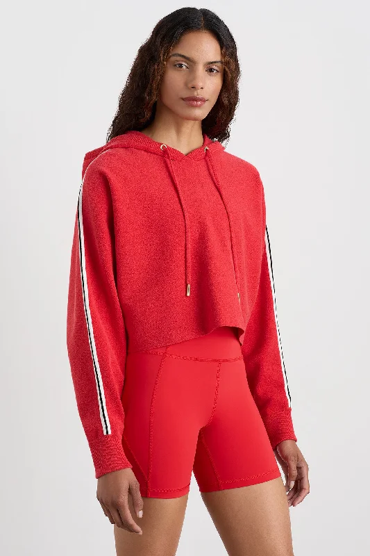 Final Clearance Crop Knit Hoodie 405