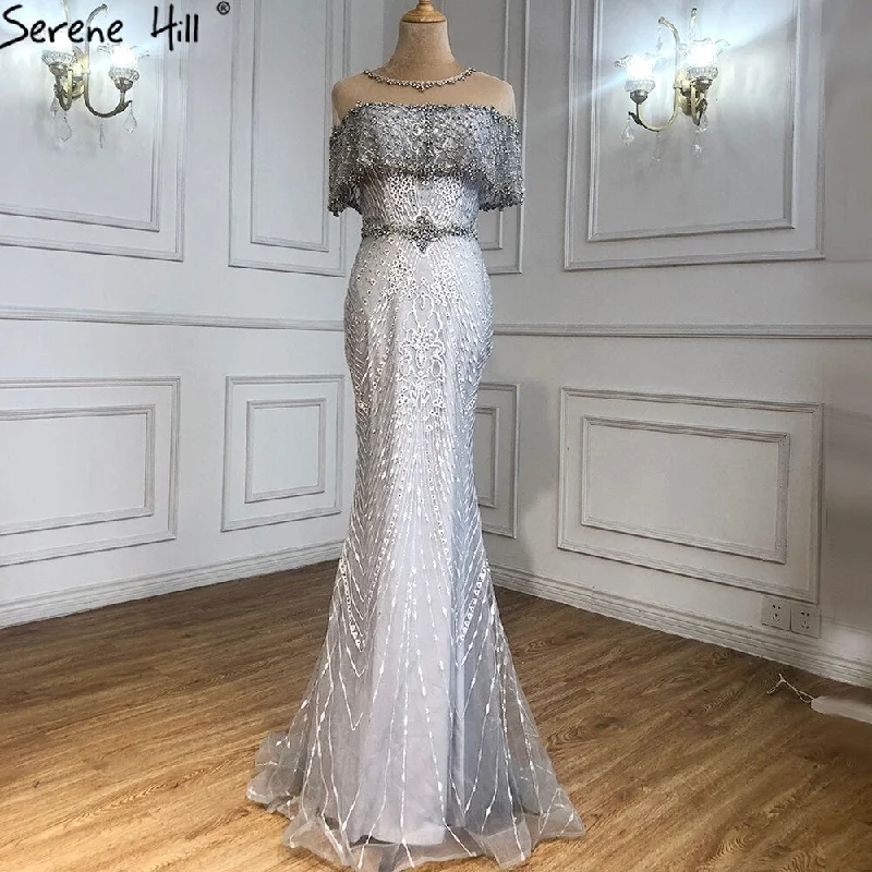 Super Sale On Sale no return no refundSale SERENE HILL Gold Elegant Luxury Evening Dresses Gowns 2024 Beaded Mermaid Sexy For Woman Party LA70619 Super Sale On Sale no return no refundSale SERENE HILL Gold Elegant Luxury Evening Dresses Gowns 2024 Beaded Mermaid Sexy For Woman Party LA70619