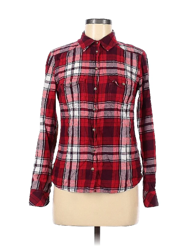 Steals and Deals Long Sleeve Button Down Shirt