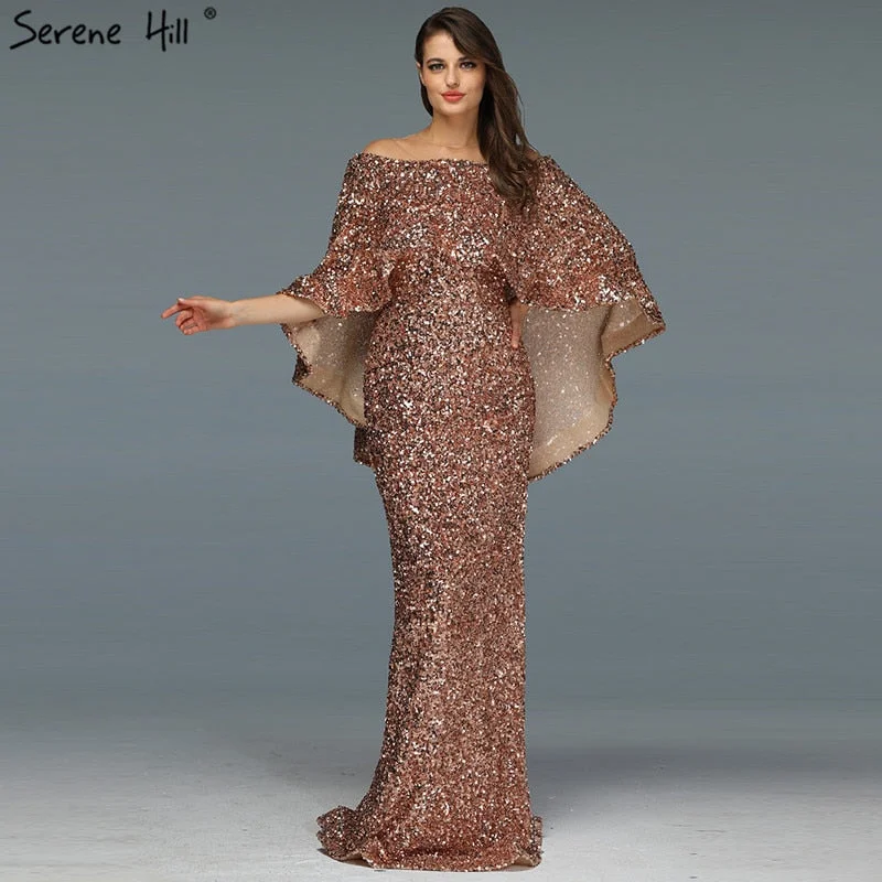 Savings Alert Serene Hill Gold Shawl Luxury Mermaid Dresses Sparkle Evening Gowns LA60919 Evening Dresses Long dresses For Women Party Savings Alert Serene Hill Gold Shawl Luxury Mermaid Dresses Sparkle Evening Gowns LA60919 Evening Dresses Long dresses For Women Party